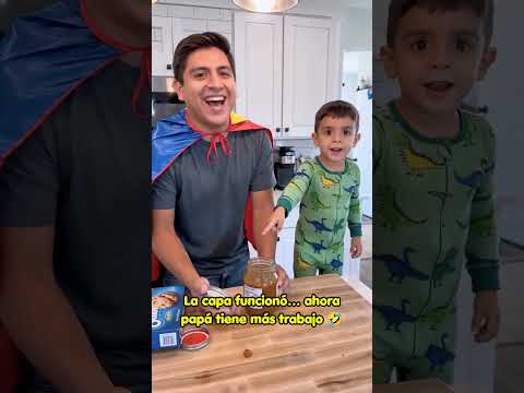 Papá dijo “ya no puedo más”… y mi hijo activó el modo superhéroe 😂