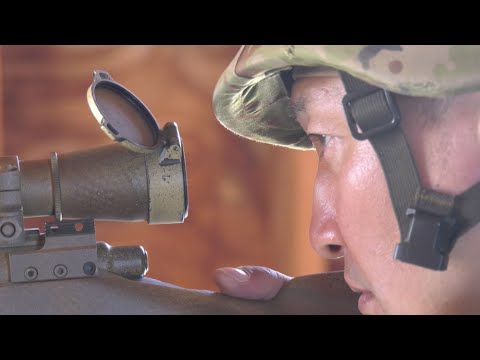 狙撃訓練　RisingThunder2019　ライジングサンダー19　イリノイ陸軍州兵と陸上自衛隊の合同訓練