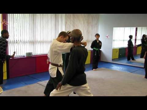 1/2 Defense from a Right Punch by Sensei Zachary B...