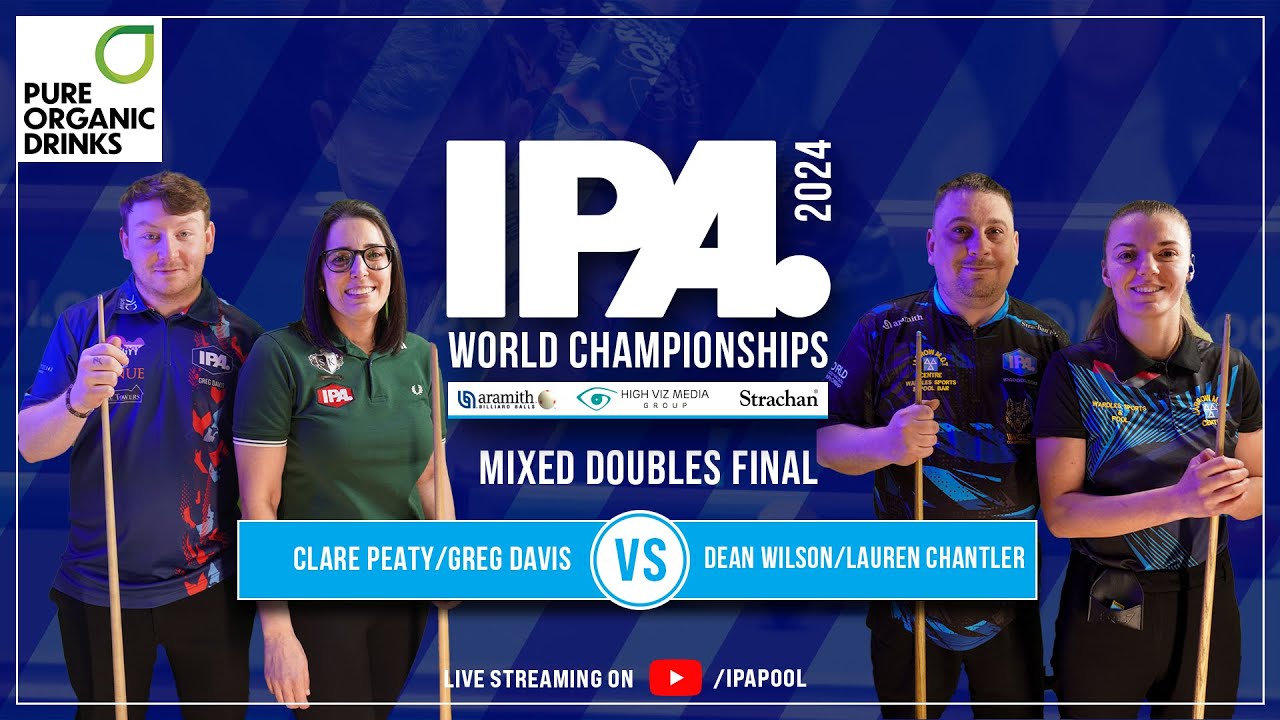 IPA Worlds Mixed Doubles Final 2024 Clare Peaty & Greg Davis vs Dean