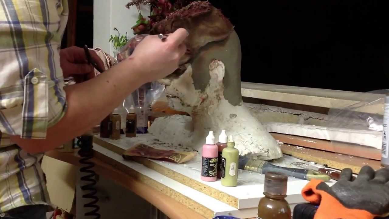 Latex Zombie mask airbrush painting YouTube