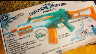 PRO LED TRANSLUCENT LIGHTNING GEL BLASTER! FULL UNBOXING/REVIEW!