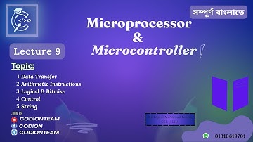 6. Assembly Language (Basic) | Data Transfer, Arithmetic, Logical, Control & String Instructions