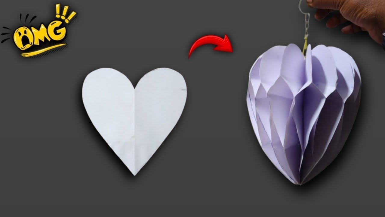 DIY 3D Heart Making Ideas/Paper Heart Special Craft ldeas 💥
