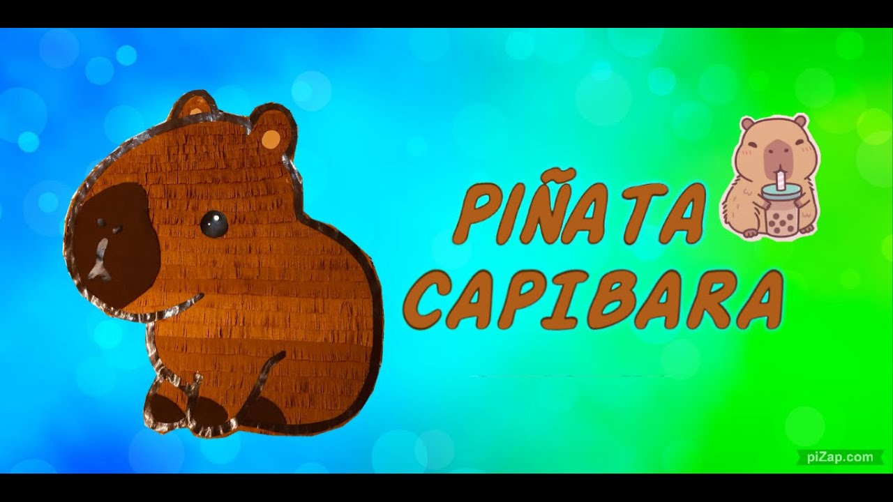 DIY Como Hacer Piñata CAPIBARA 