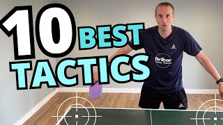 10 best tactics to win points in table tennis