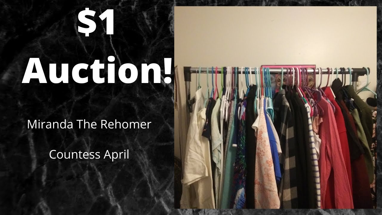 $1 clothing and more auction! Tons of plus sizes and shoes!