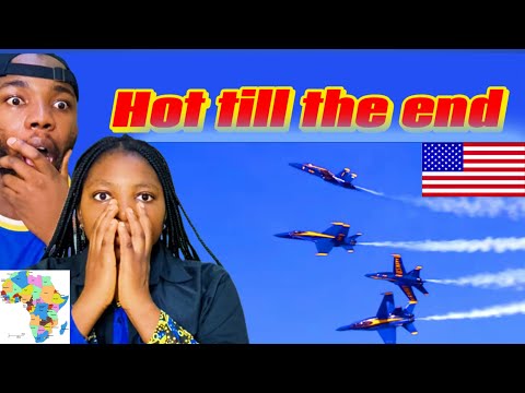 African Couple Reacts to the INSANE U.S. Navy Blue Angels Air Show! USA reaction