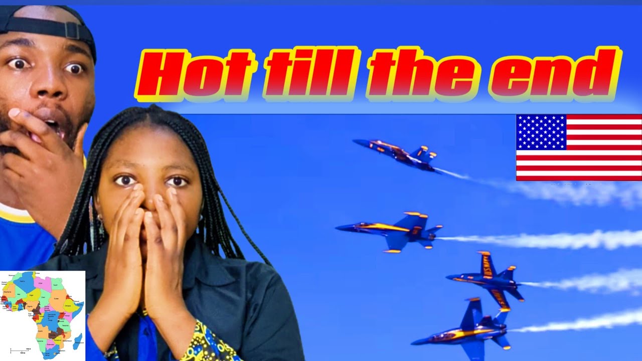 African Couple Reacts to the INSANE U.S. Navy Blue Angels Air Show!