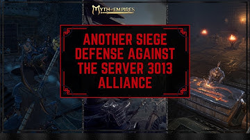 RIZE & Impulse Gaming Against Server 3013 Part 3 | Siege Defense PVP | Myth of Empires 🏹V1.0 #moe