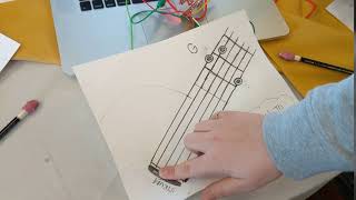 Makey Makey - - Sketch it Play it - - G chord