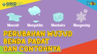 Perubahan Wujud Benda Padat Dan Contohnya Youtube