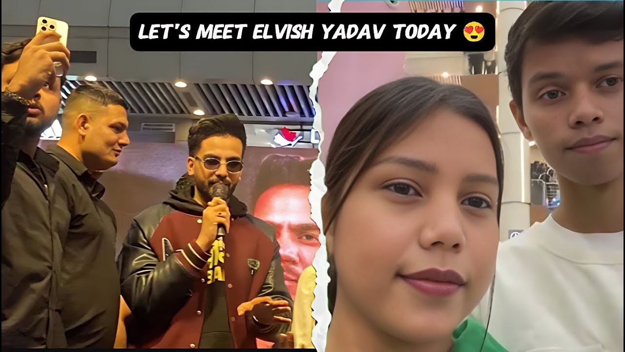 Meet with elvish yadav in gaur city mall | hum mile elvish yadav se |