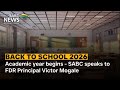 Back To School 2026 Academic Year Begins SABC Speaks To FDR Principal Victor Mogale