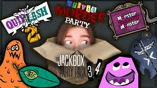 СТРИМ Jackbox Party Pack 3 и 4: Смехлыст 2, Смертельная вечеринка, Монстр ищет Монстра!