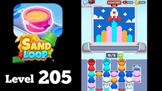 Sand Loop level 205 Hard Walkthrough Solution