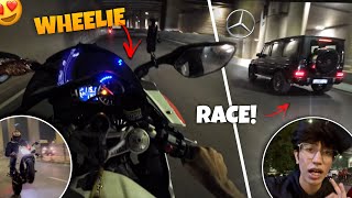 G-Wagon Vs Superbikes Crazy Night Ride