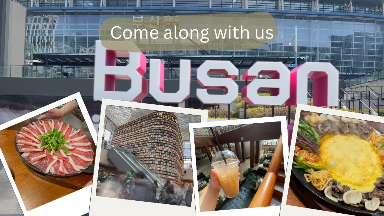 WE RENTED HANBOKS | HANMIOK(THE BEST FOOD IN KOREA) | TRAIN TO BUSAN | March 11 - 13, 2024