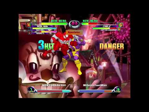 MvC2: Josh 360 - Iron Man Infinite to 3x Crossup 100% Sequence .:1.5.23:. [Romneto Commentary]