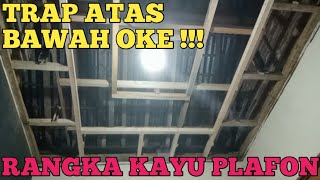 HOW TO MAKE A LEADING WOOD CEILING FRAME EASILY