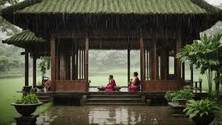 Harmonic Rain Reverie: ASMR Symphony for Blissful Slumber and Mindful Serenity
