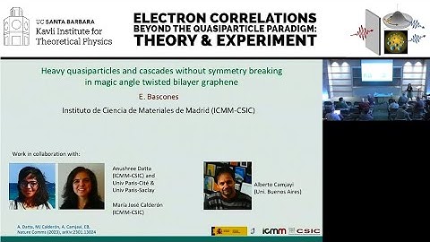 Heavy quasiparticles & cascades without symmetry breaking in twisted... ▸ Elena Bascones (CSIC)
