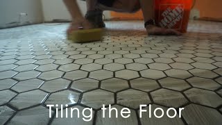 Bathroom Remodel | Part 7 - Tiling the Floor