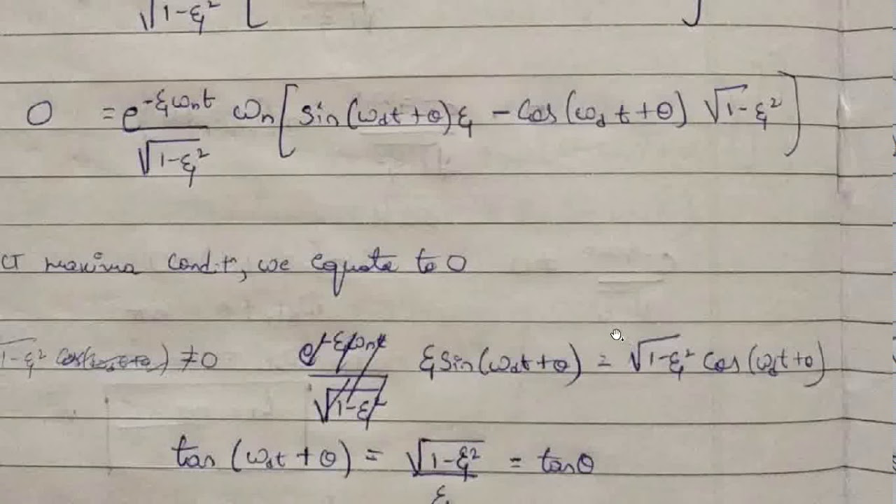 Time Response Analysis Lecture 3 - YouTube
