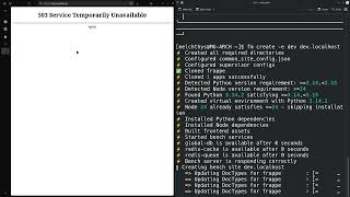 Setting up a Frappe development environment using Frappe Manager