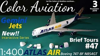 1:400 New Interactive Series Atlas Air Boeing 747-8F