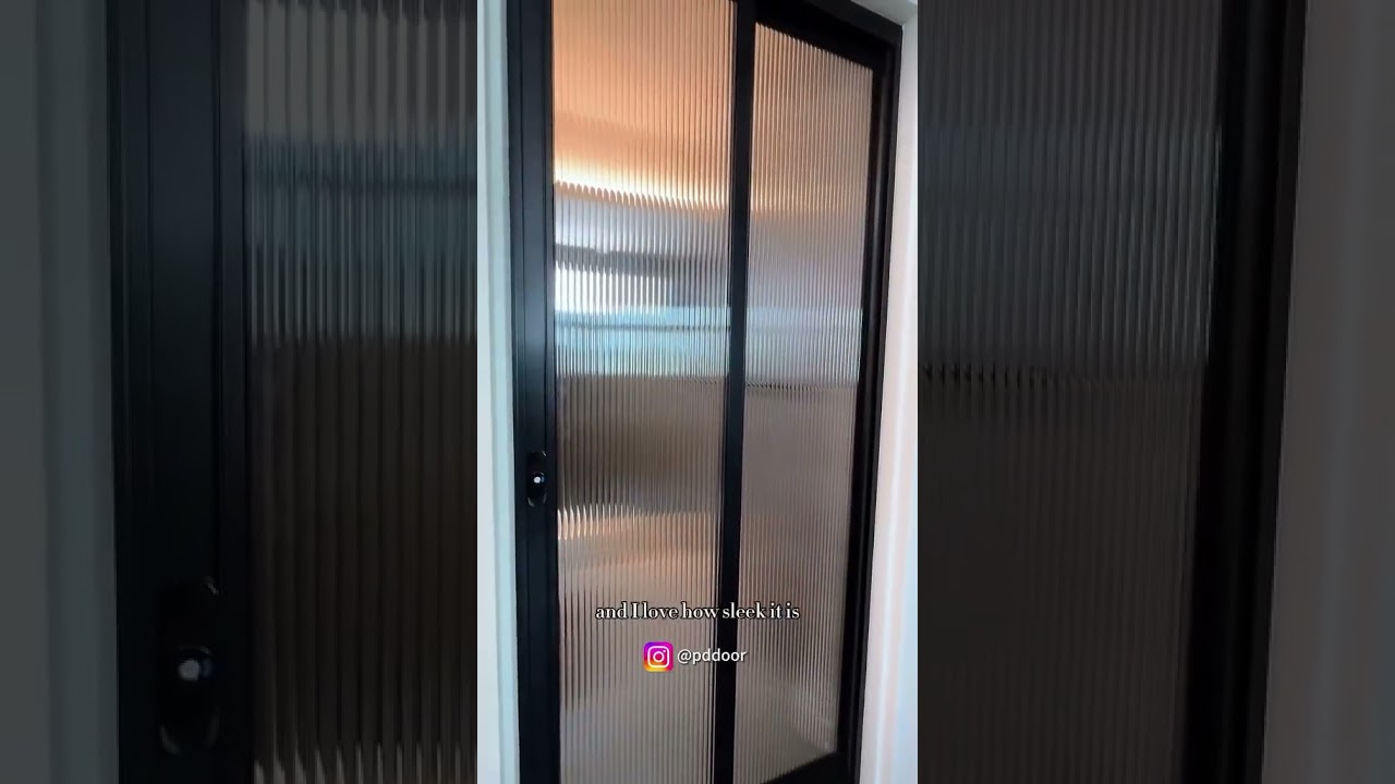 Stylish Living with PD Door’s Reeded Glass Slide & Swing