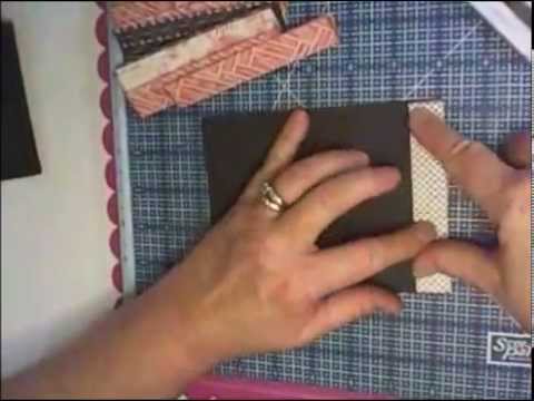 mini album purse tutorial - YouTube