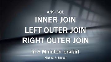 INNER JOIN, LEFT OUTER JOIN, RIGHT OUTER JOIN in 5 Minuten erklärt