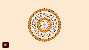 Rope Pattern Design In Adobe Illustrator cc 2021 | Tutorial