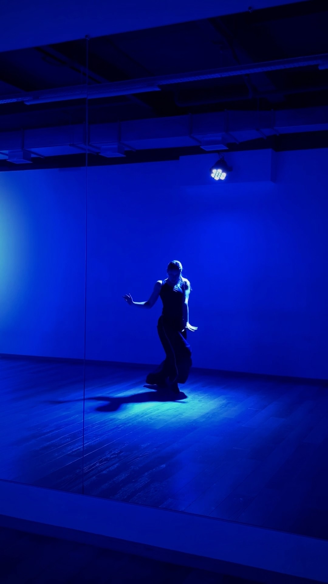 Dancing Under One Blue Light ✨ #shorts - YouTube