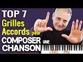 Les meilleures grilles d`accords pour composer une chanson et l`accompagner au piano. (TUTO)