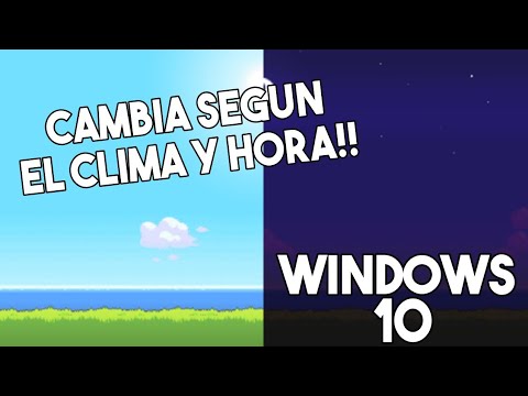 COMO PONER FONDOS DE PANTALLA QUE CAMBIAN SEGÚN EL CLIMA Y ...