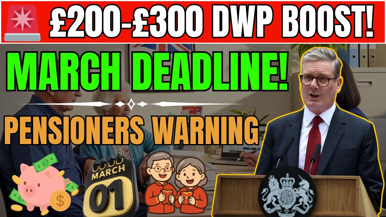 Some UK Pensioners Urged to Claim £200–£300 DWP Payment Before March Deadline