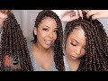 DIY U-PART CROTCHET WIG FT BOBBI BOSS NU LOC SPRING TWIST HAIR