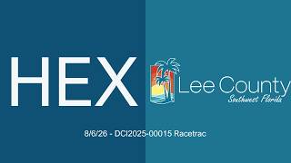 8/06/26 - HEX - DCI2025-00015 Racetrac