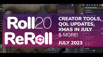 Roll20 ReRoll 4 | Creator Tools, QOL Updates, & Xmas in July