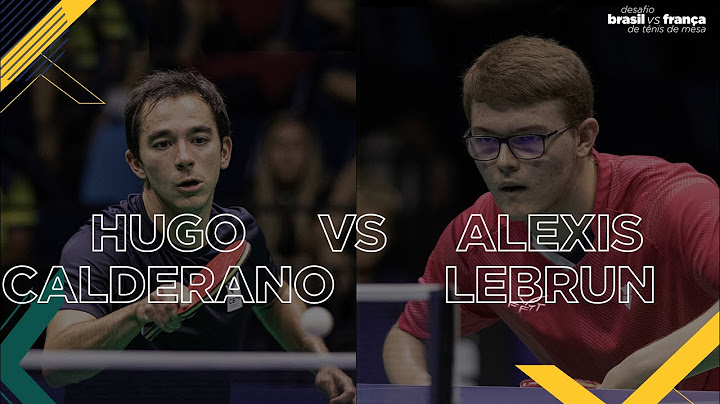 Hugo Calderano vs Alexis Lebrun | Desafio Brasil vs França de Tênis de Mesa