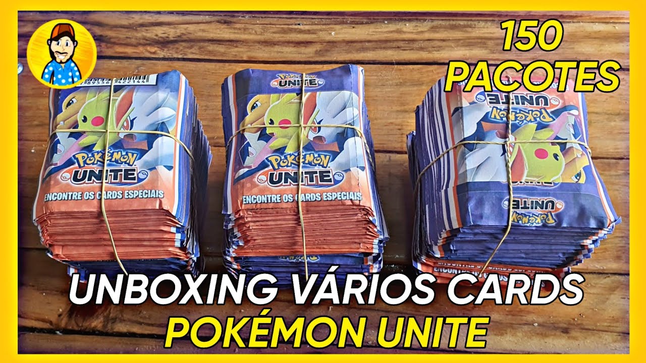 ABRINDO CARTAS POKÉMON UNITE 