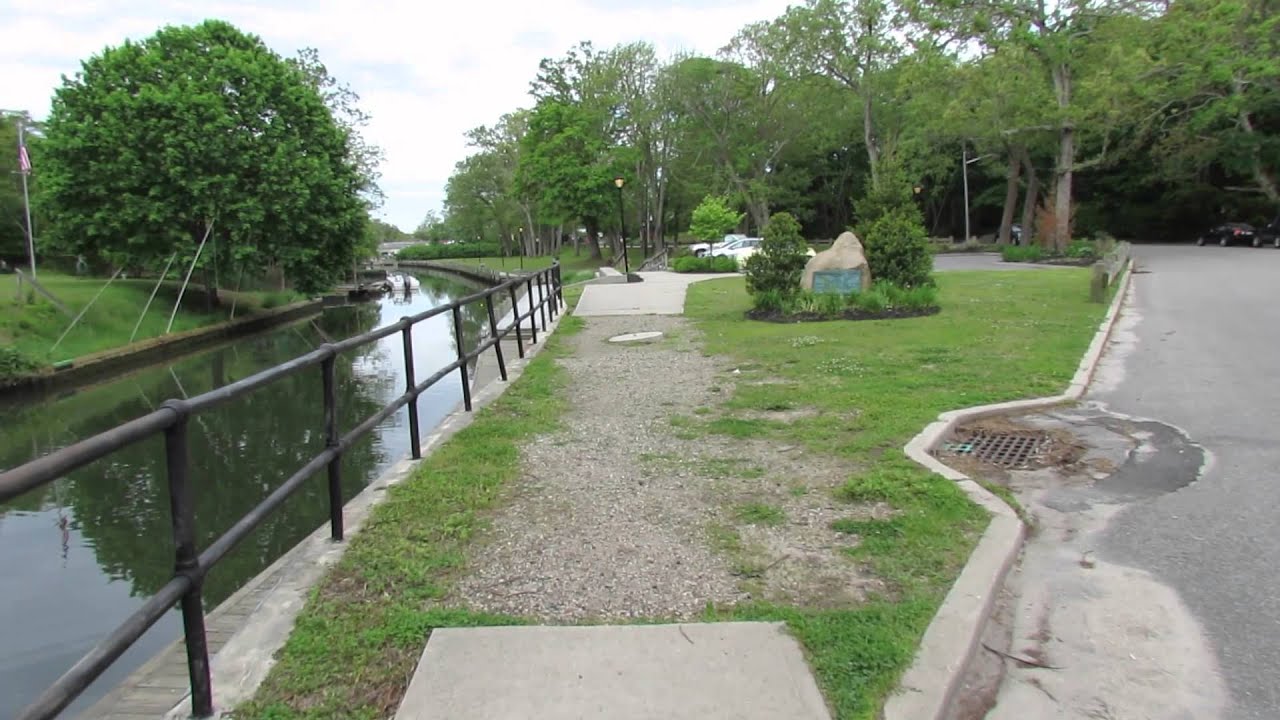 A Short Walk Down Canal Street to Neville Park in Center Moriches, New