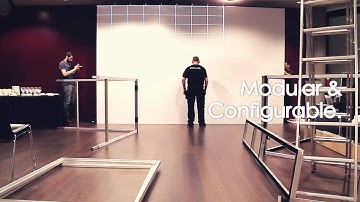 7 x 3 m. Backdrop Setup