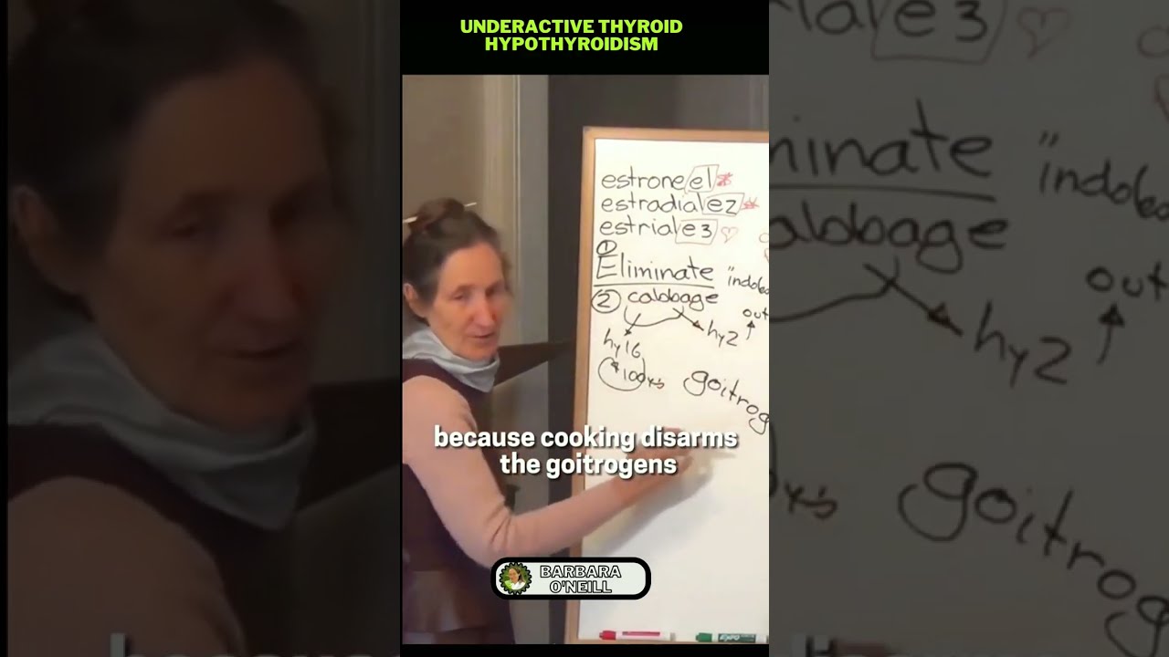 UNDERACTIVE THYROID HYPOTHYROIDISM Special Lecture On Thyroid Function Dr Barbara O Neill 