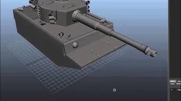 Maya 3D tank Tutorial Part 1__06