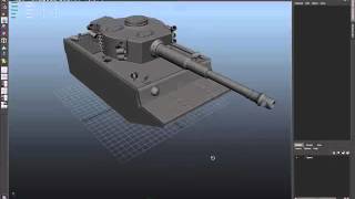 Maya 3D tank Tutorial Part 1__06