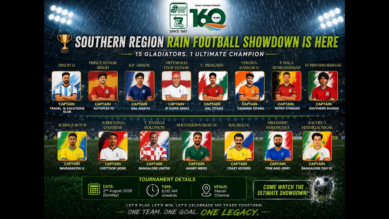 Southern Region Rain Football Showdown