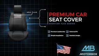 Upgrade Your Ride | MotorBox™ Premium Horizontal USA Flag Car/Truck Seat Cover by CarXS 26 views 9 days ago 43 seconds